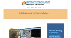 Desktop Screenshot of customisedtechnologies.com